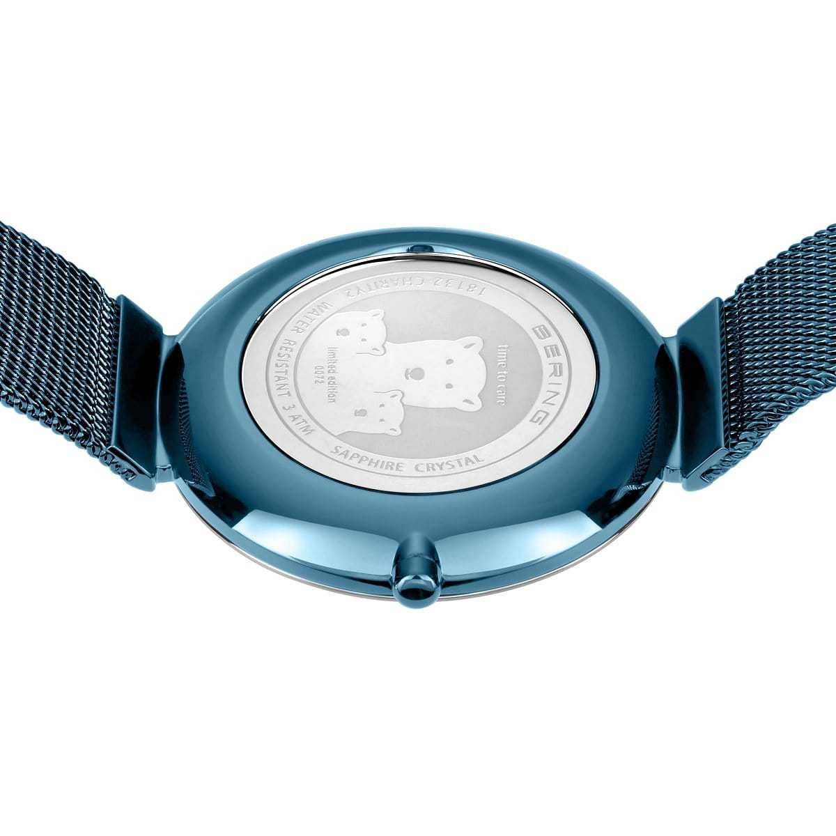 Bering Time – Charity – Womens Polished Blue Watch – 18132-Charity1