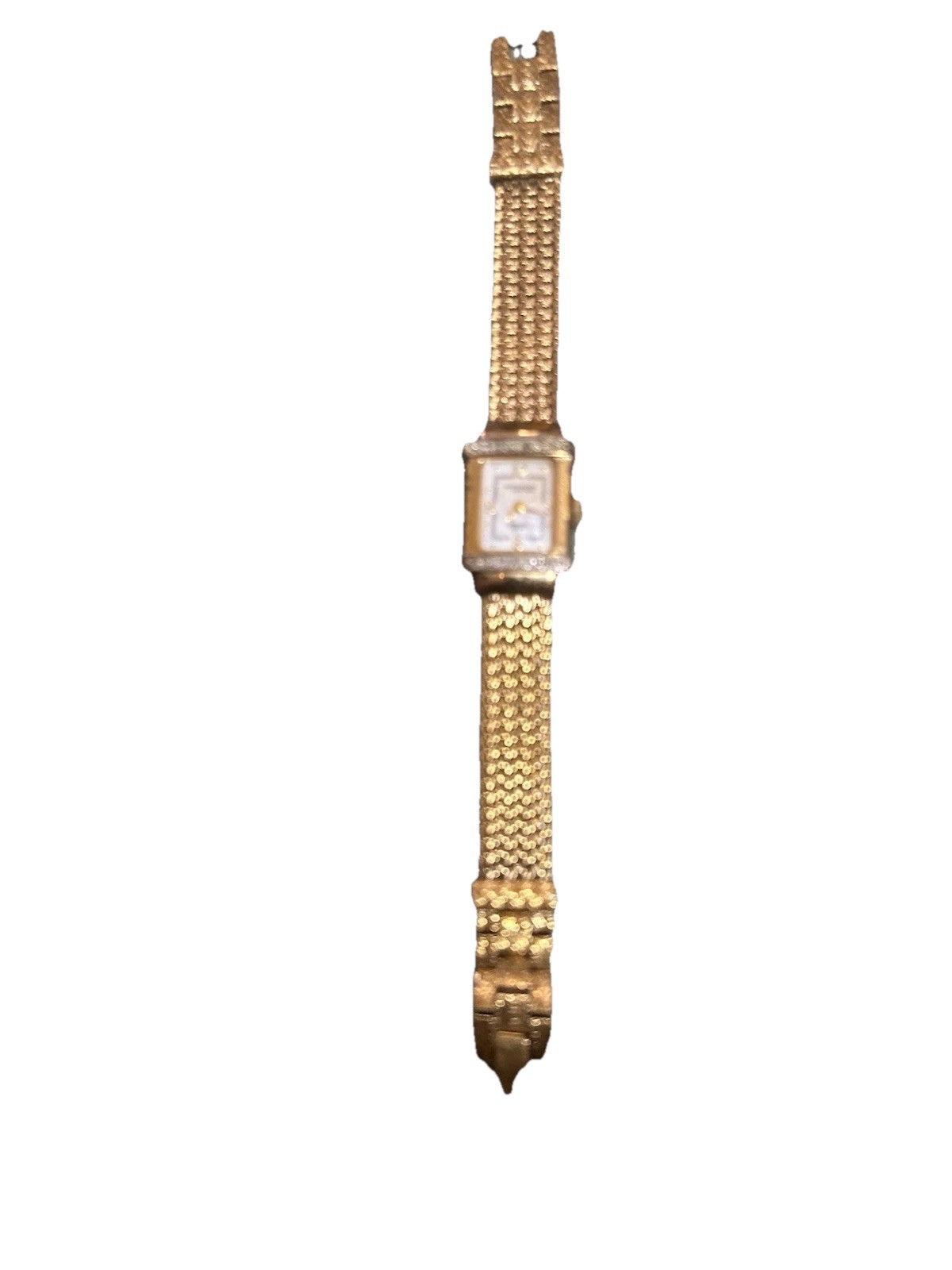 Anne Klein Diamond Watch Mesh Women 12/1276, Water resistant, Swiss No Battery
