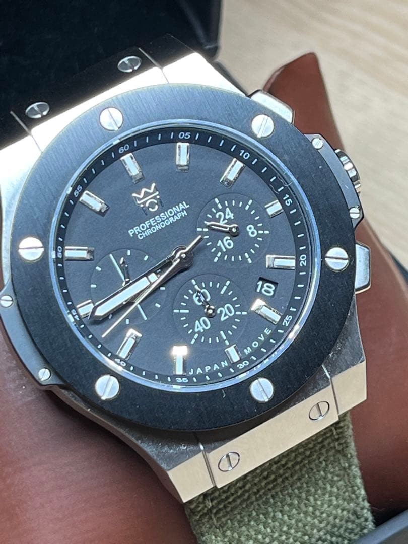 HYAKUICHI 08 Chronograph 10BAR DAY Rare, Excellent Condition, Working From Japan