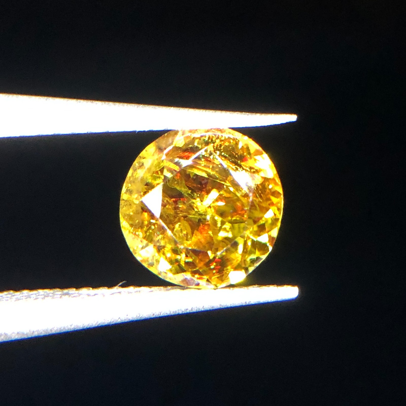 1.60 Carat Natural Sphene Round Cut – 6.81×4.68mm Gemstone