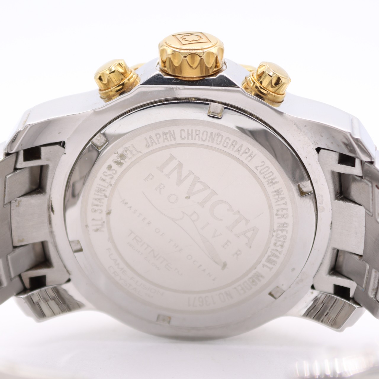 48mm Invicta Pro Diver SCUBA 13671 Master of the Oceans Quartz Chronogragh Steel
