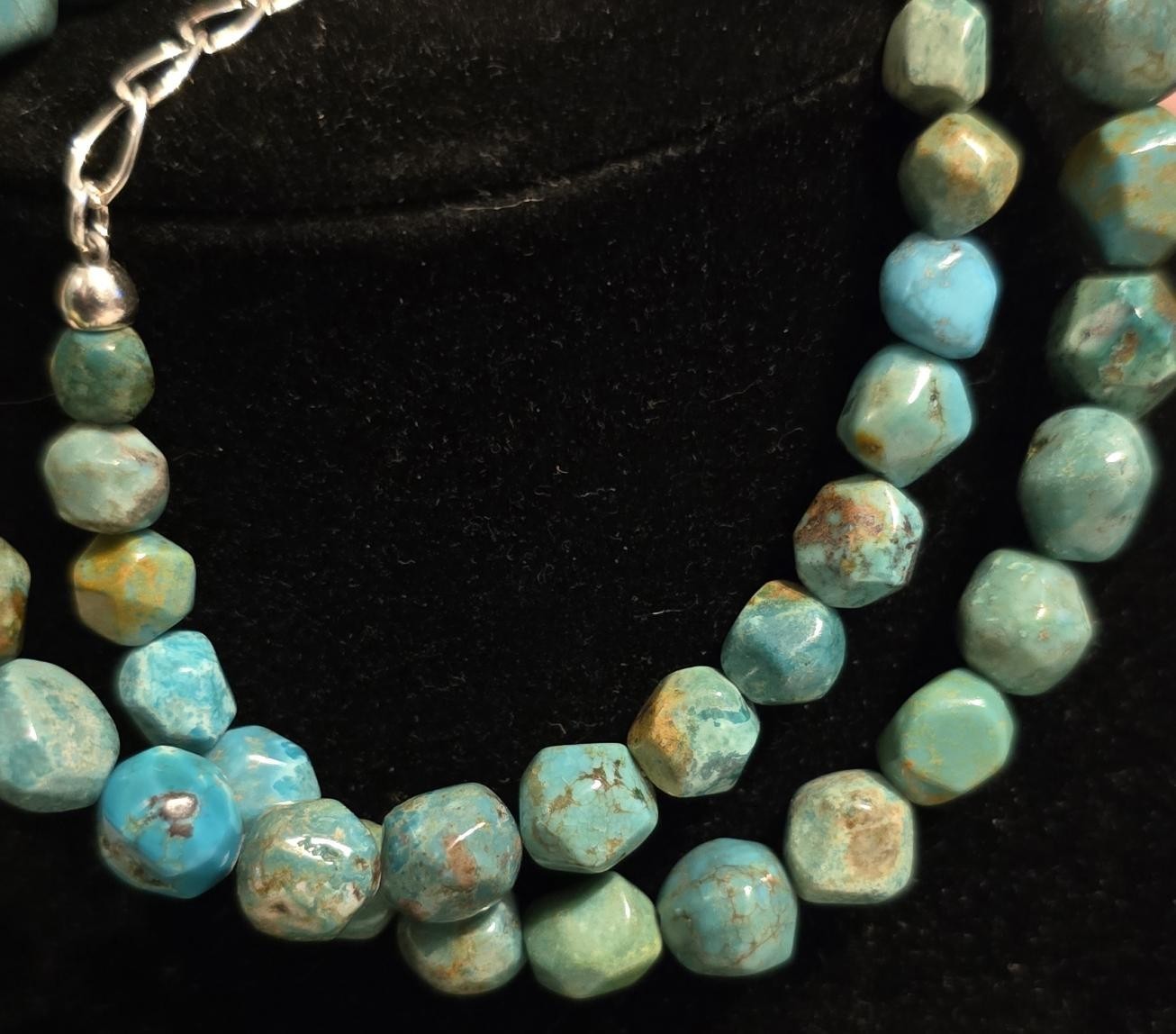 Mine Finds by Jay King Turquoise and Sterling Necklace