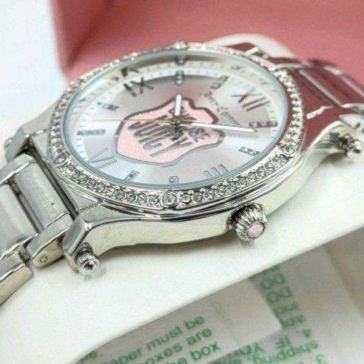 Juicy Couture ladies’ wristwatch rhinestone sparkling quartz wristwatch pave set
