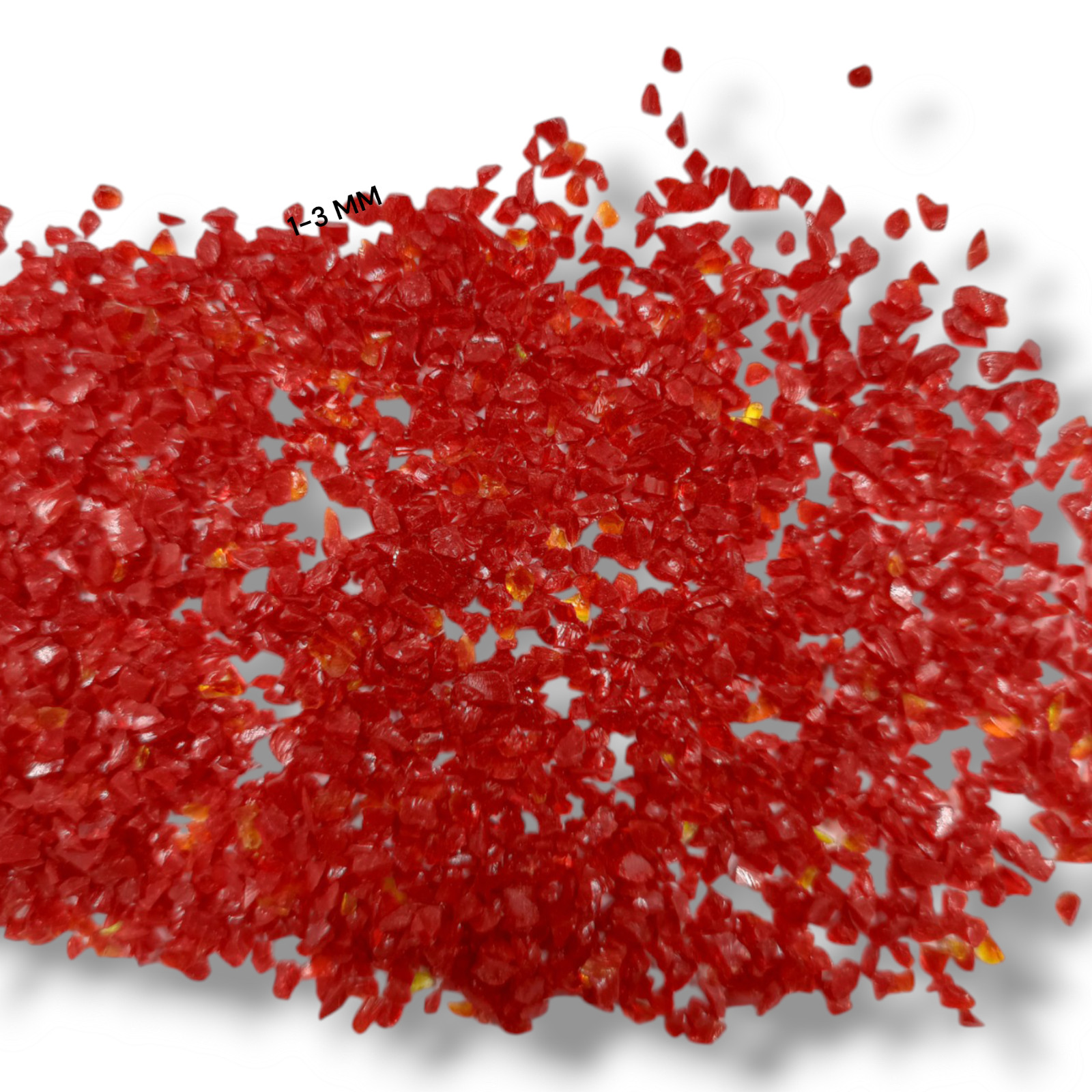 Crushed Opaque Red Hydro Quartz Crushed Gemstone Coarse All Size For Inlays