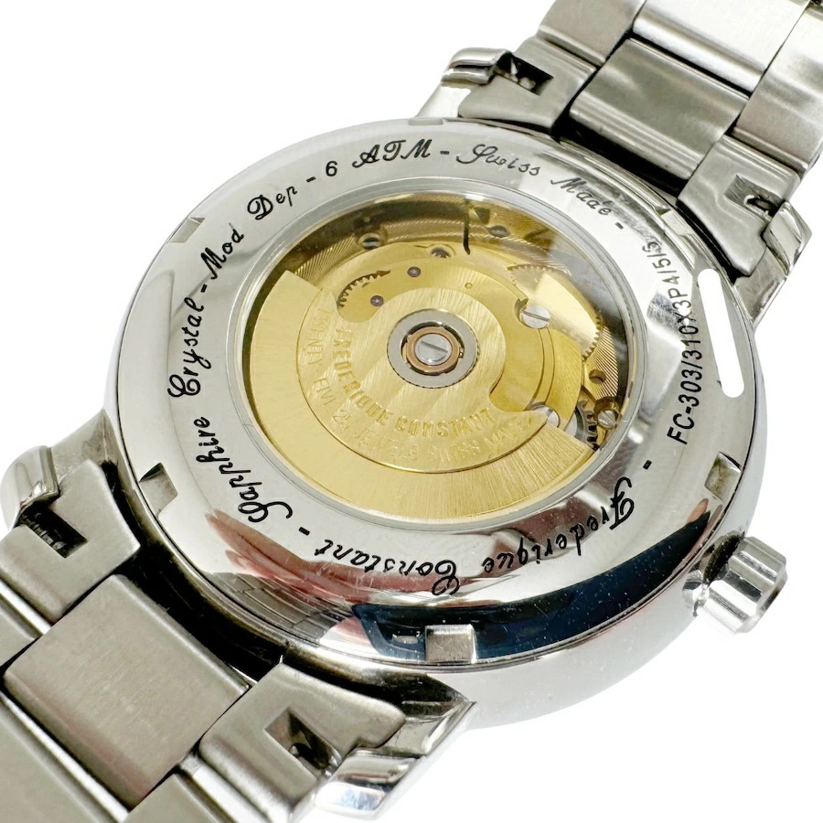Frederique Constant Classic Heartbeat Men’s Watch Auto Silver Dial Used