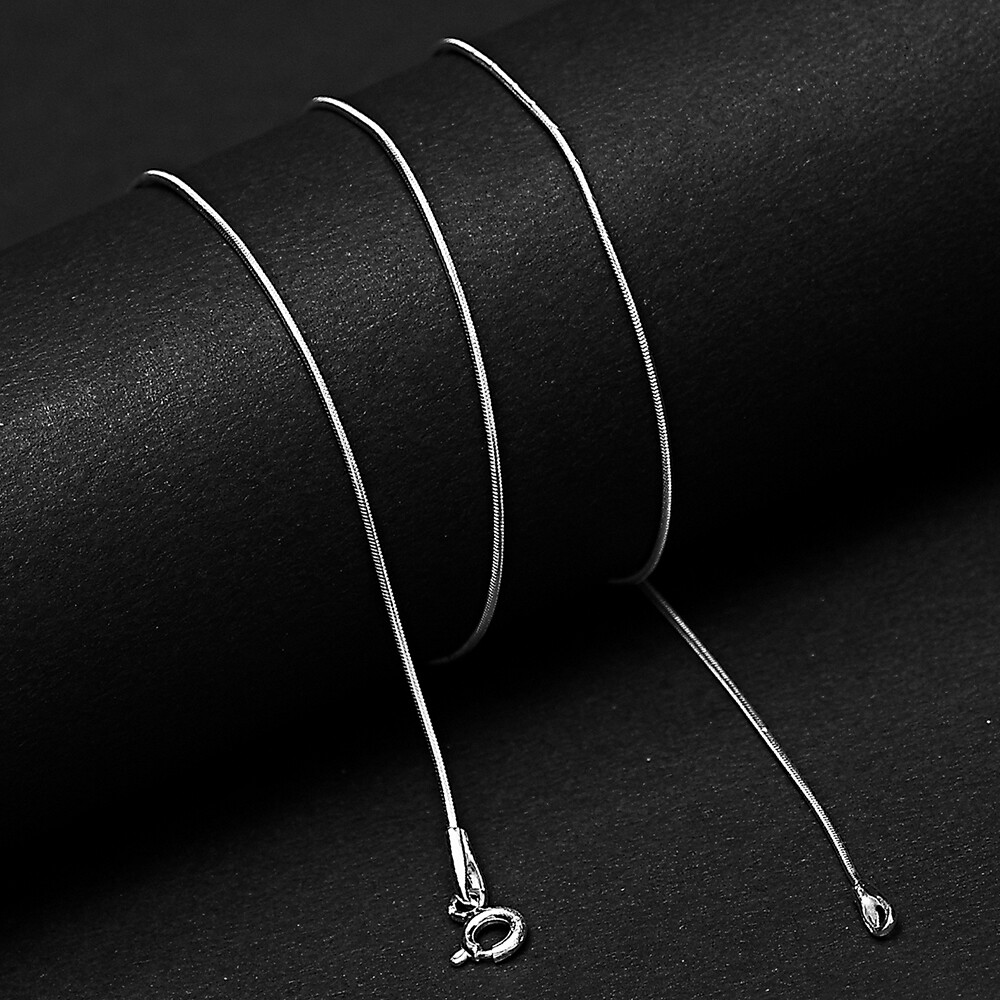 18 inch Snake Chain 925 Sterling Silver Jewelry 6114