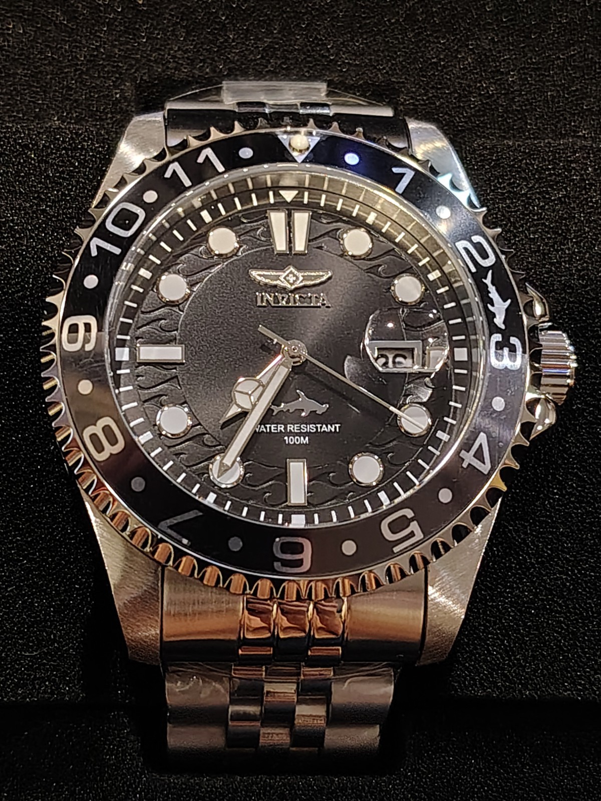Invicta Pro Diver 47161 Men’s 43mm Quartz DualTime Bruce Wayne Jubilee Watch New