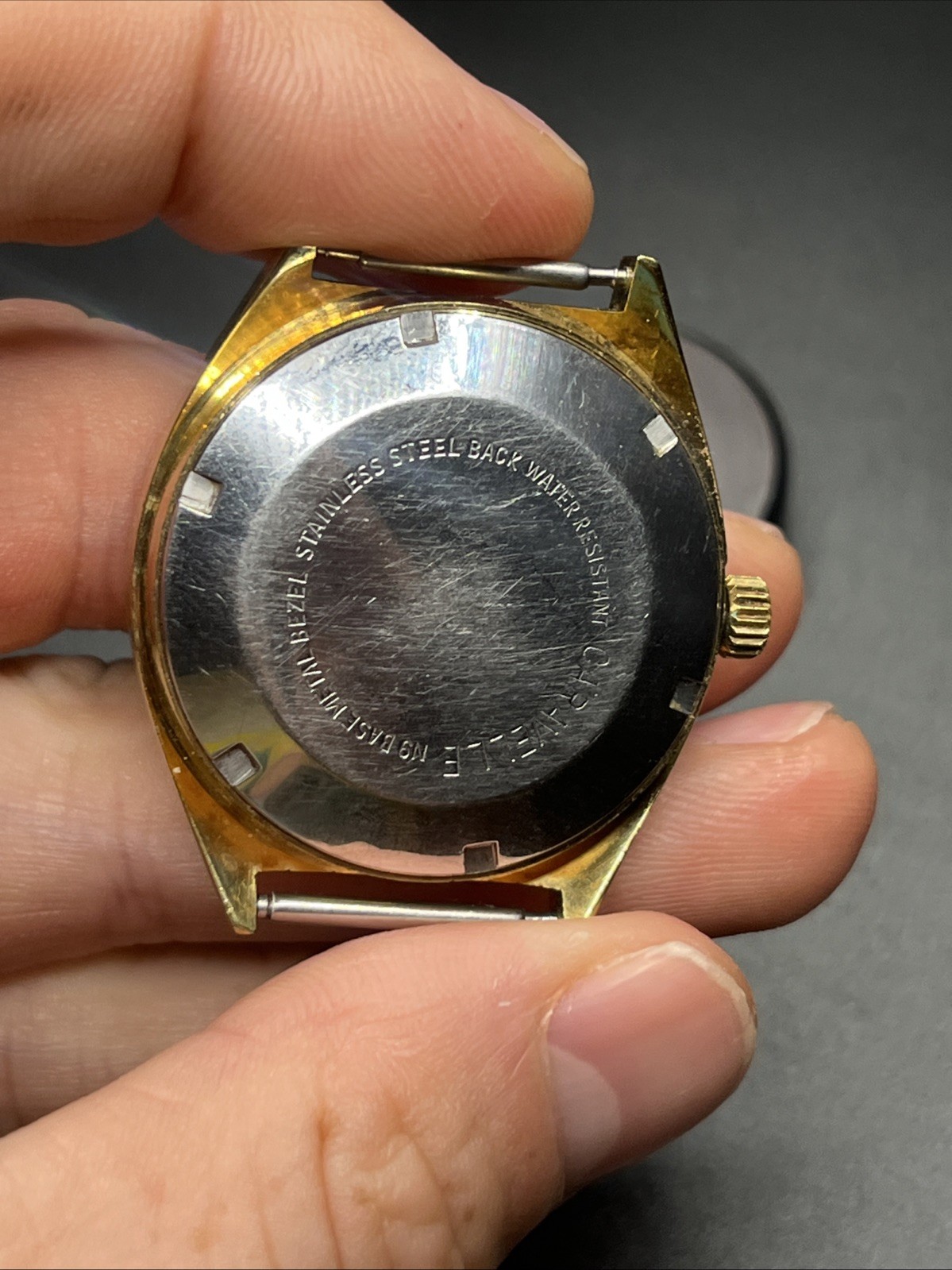 Caravelle Automatic Set-O-Matic Dual Date Wristwatch (015)