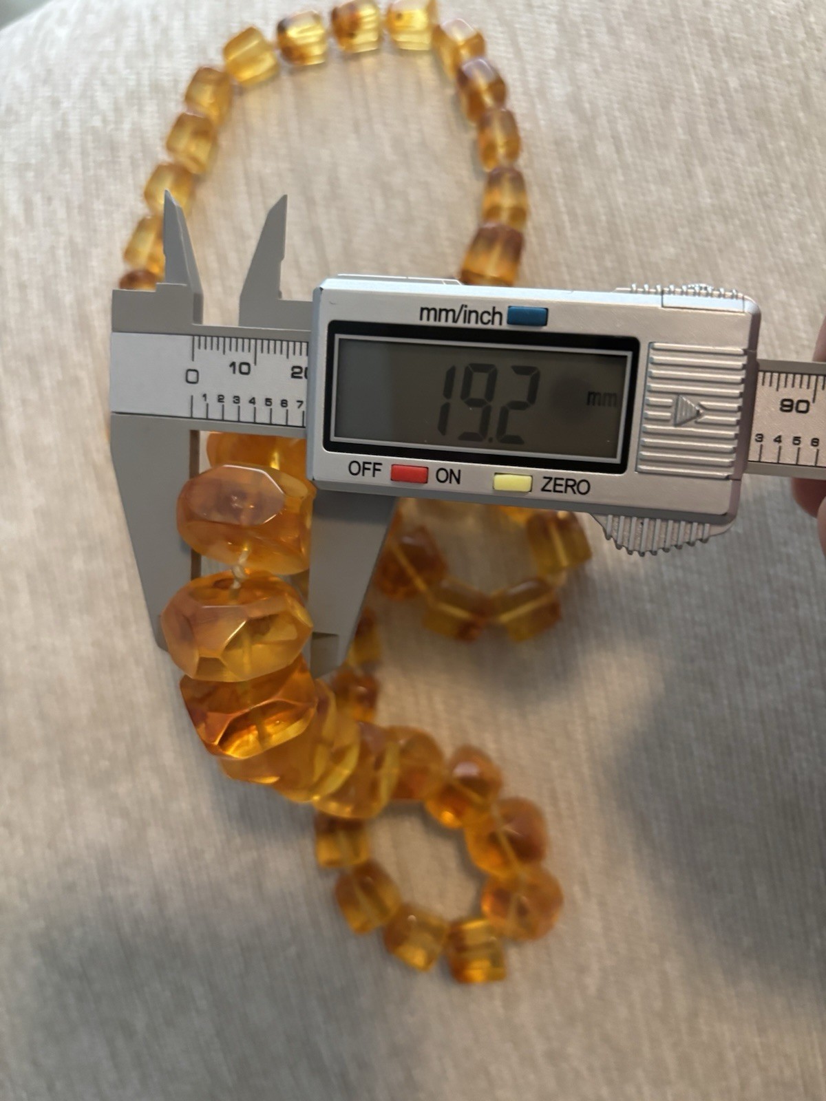 Vintage Large Genuine Baltic Honey Amber Necklace Heavy 104 grams !!!