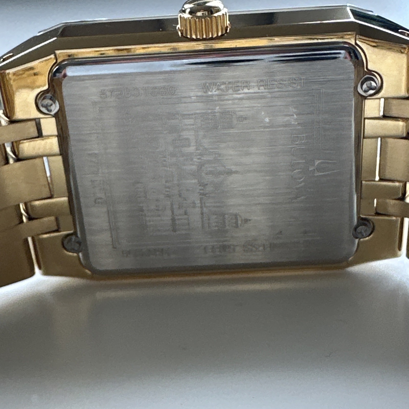 Bulova Our Lady Of Guadalupe Mens Diamond 97d120LG *Chipped Crystal*