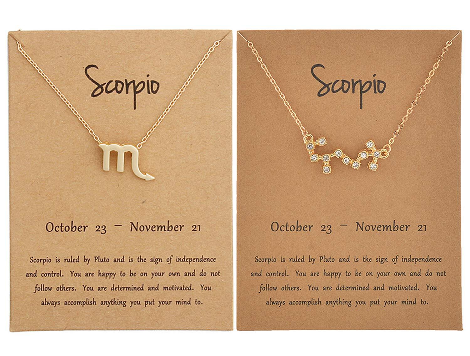 Cadena Para Mujer Y hombre De Signos Zodiacales Moderna Casual Collar