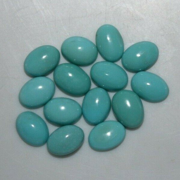 Blue Turquoise 6x4mm, 7x5mm, 8x6mm, 9x7mm, 10x8mm Oval Cabochon Gemstone(s)