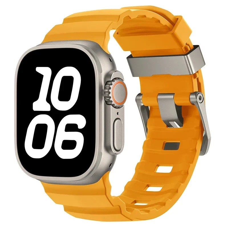 Silicone Sport Band for Apple Watch SE Series 11 10 9 8 7 6 5 4 Ultra 2/3 38-49m