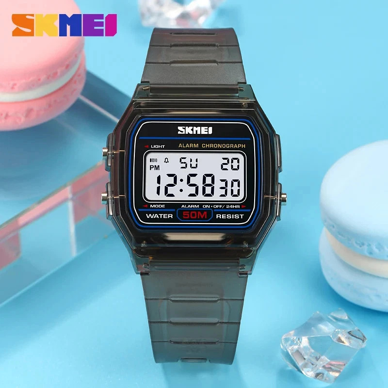 SKMEI 2056 Electronic Waterproof Sports Watch for Men Women Countdown Boy