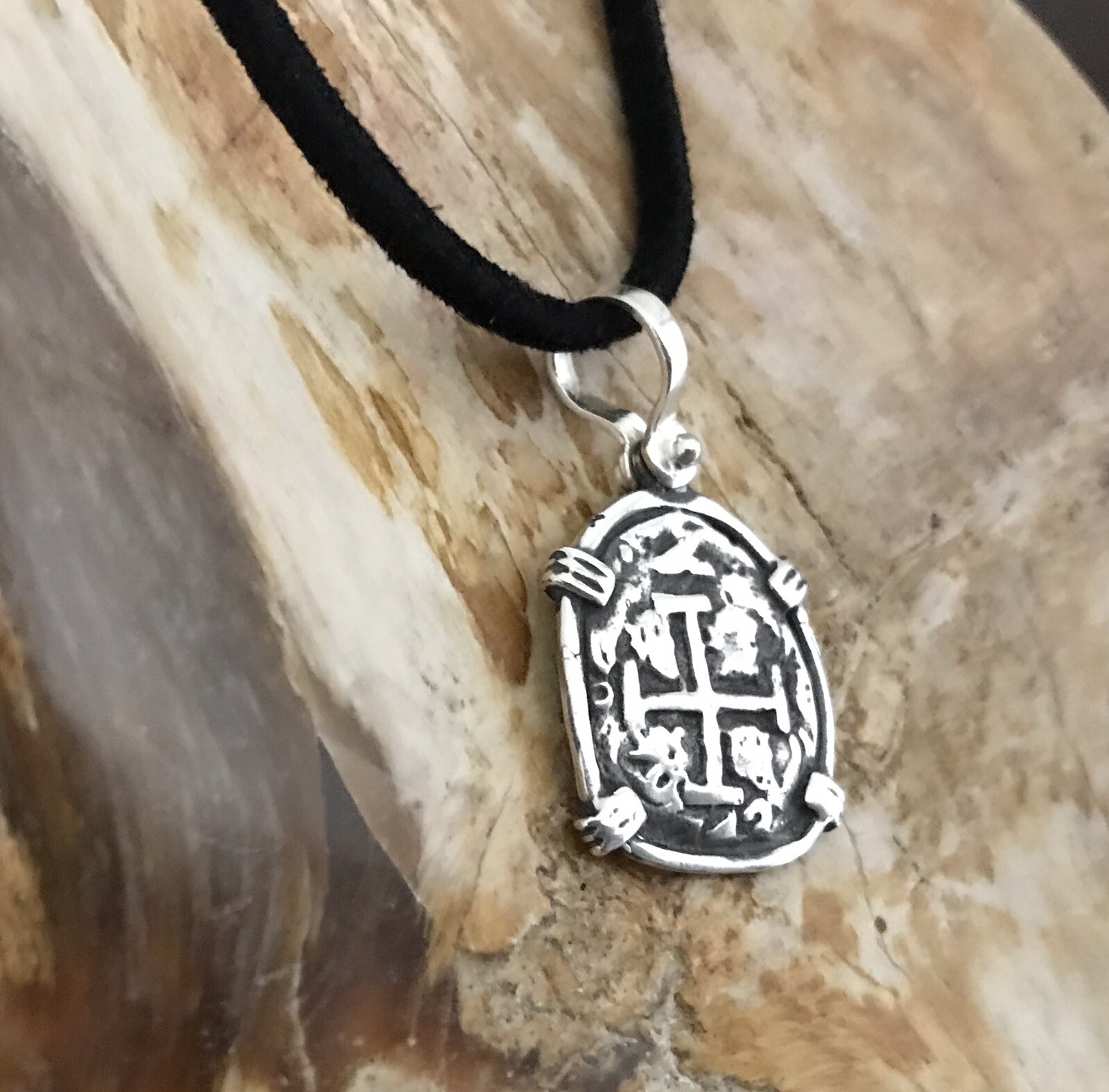 ATOCHA Coin Pendant Design 1600-1700 Era 925 Silver Sunken Treasure Coin Jewelry