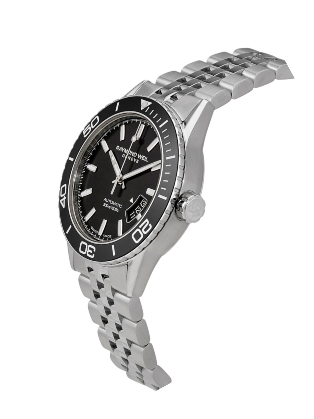 Raymond Weil 2760-ST1-20001 Men’s Freelancer Automatic 42 mm Watch MSRP $1850