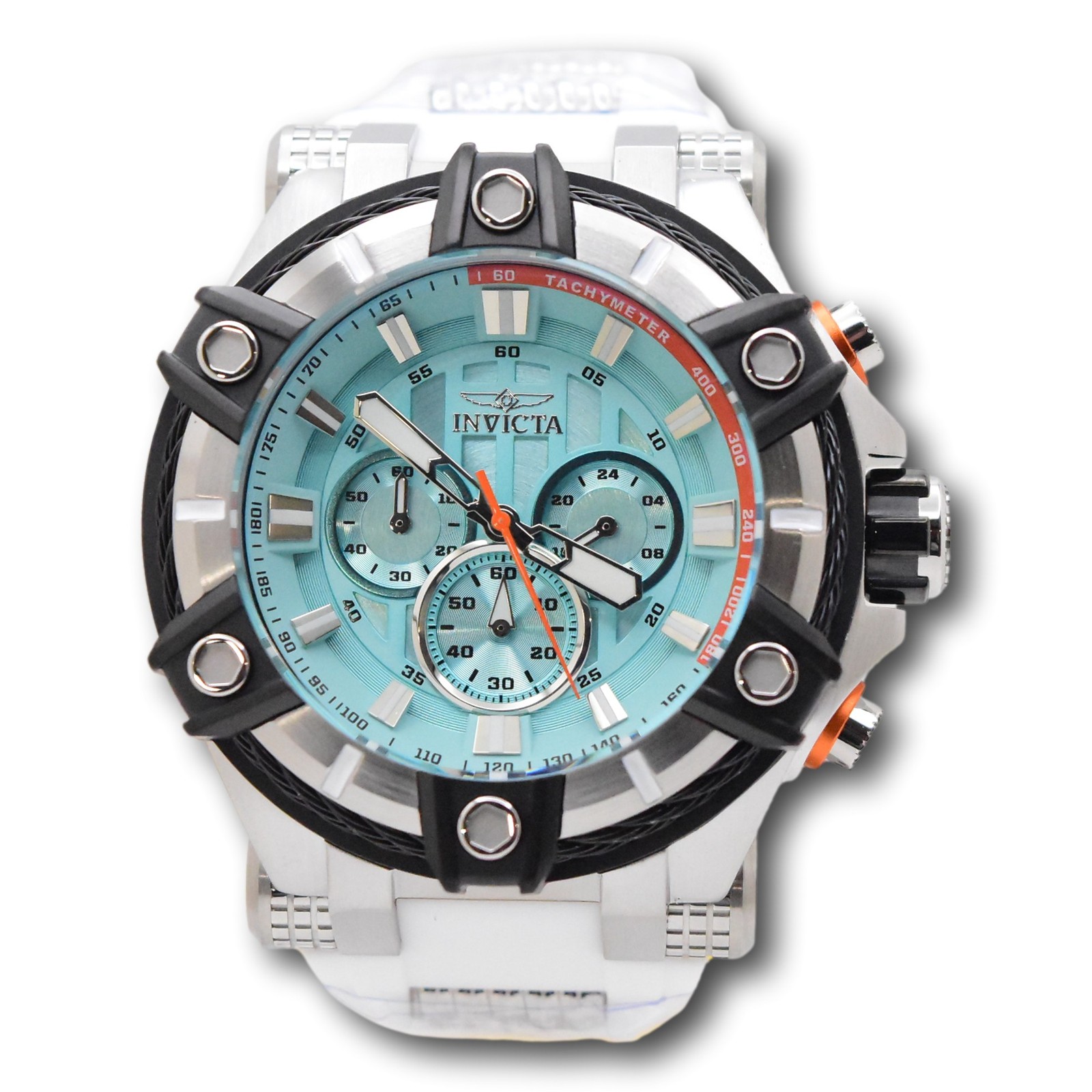 Invicta Bolt Surge Arctic Edge Men’s 52mm Teal Blue Dial Chrono Watch 49805
