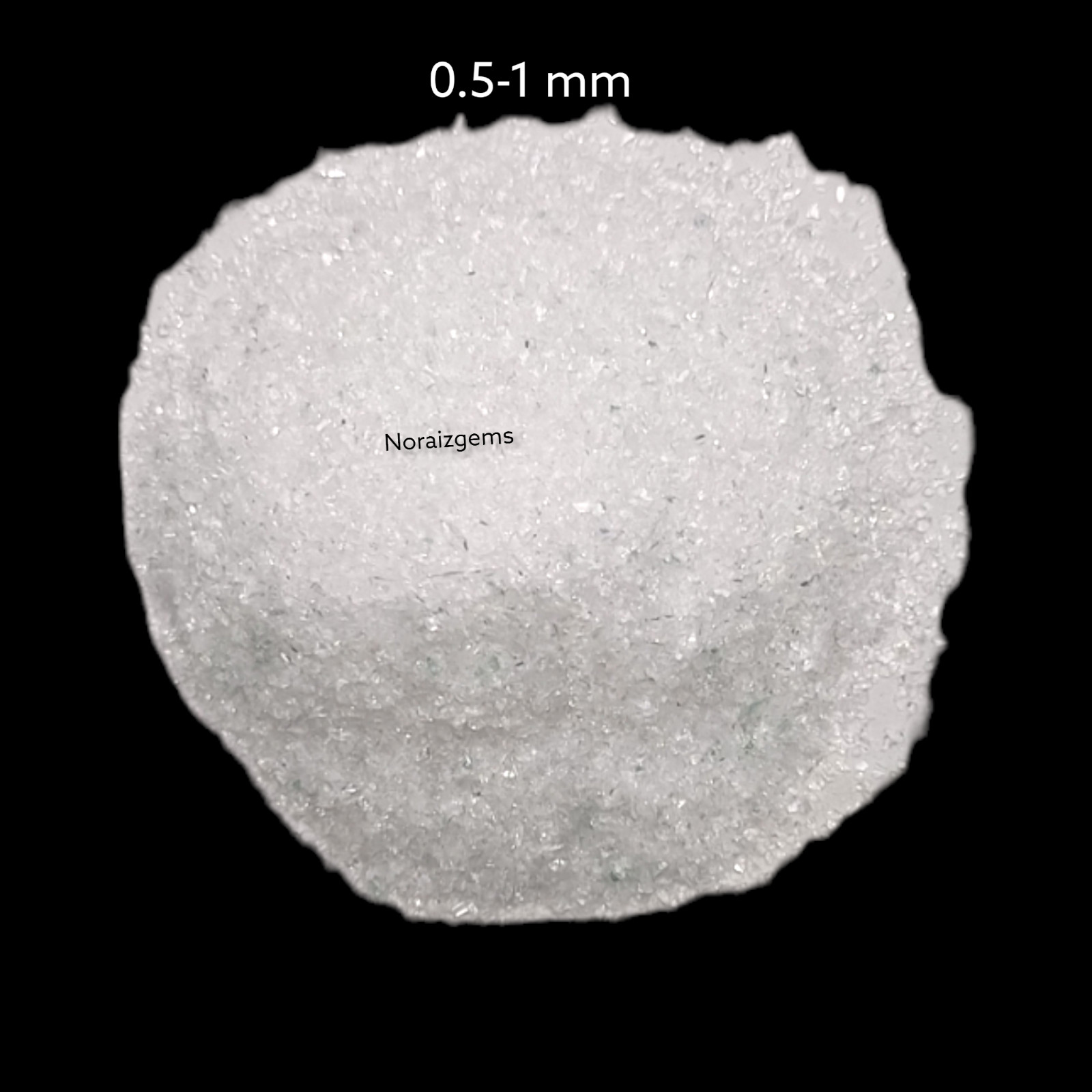 Crushed Crystal Hydro Quartz Gemstone Coarse For Woodworking, Ring Inlay, Resin