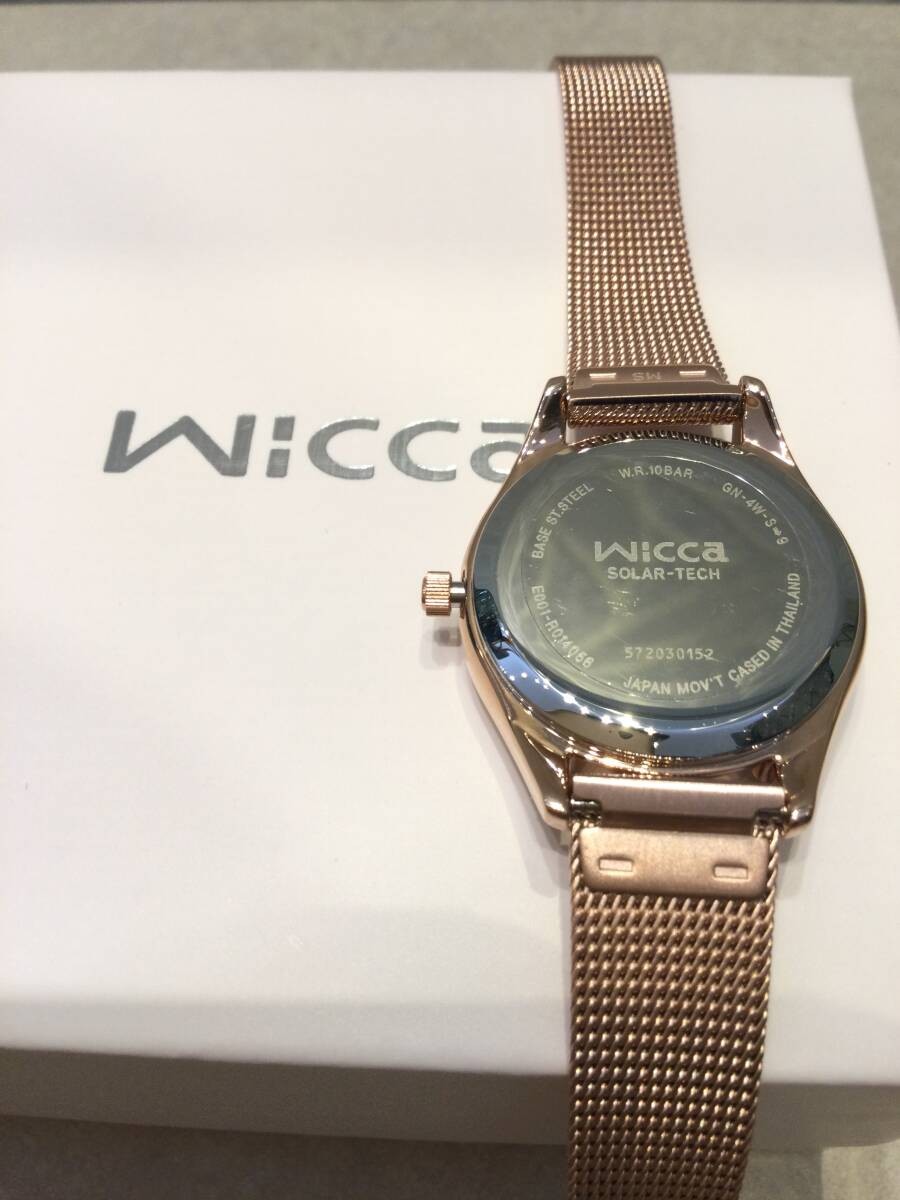 NEW Wicca Ladies Solar Watch KH3 568 15 Pink Gold