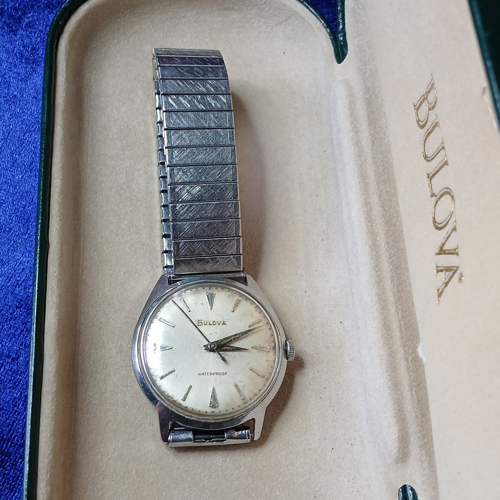 Vintage Bulova men’s watch 1963. Running