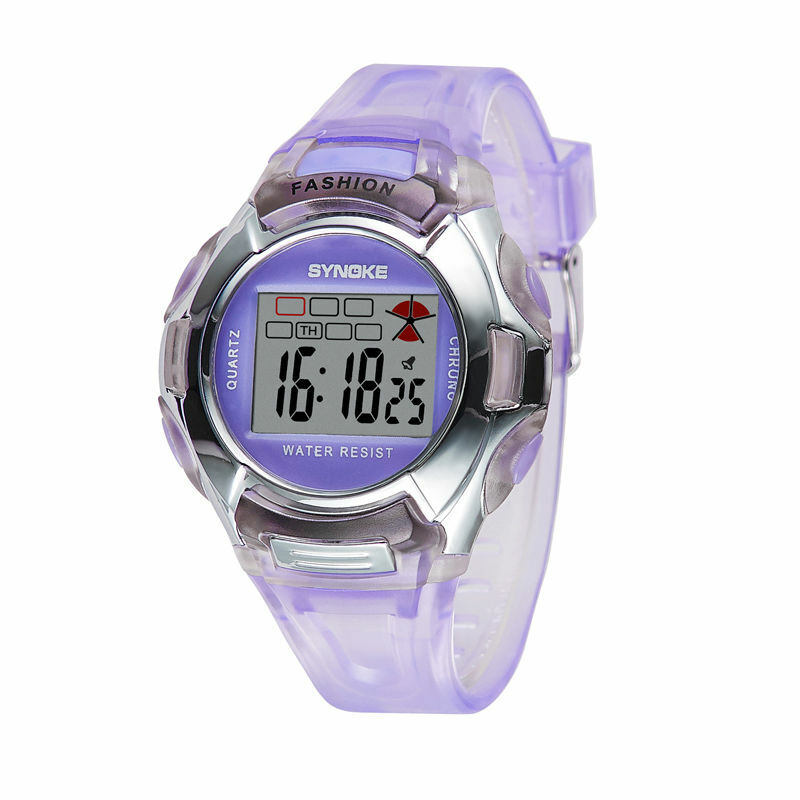 Multifunction Children Kids Waterproof Boys Girls Digital Alarm Date Wrist Watch