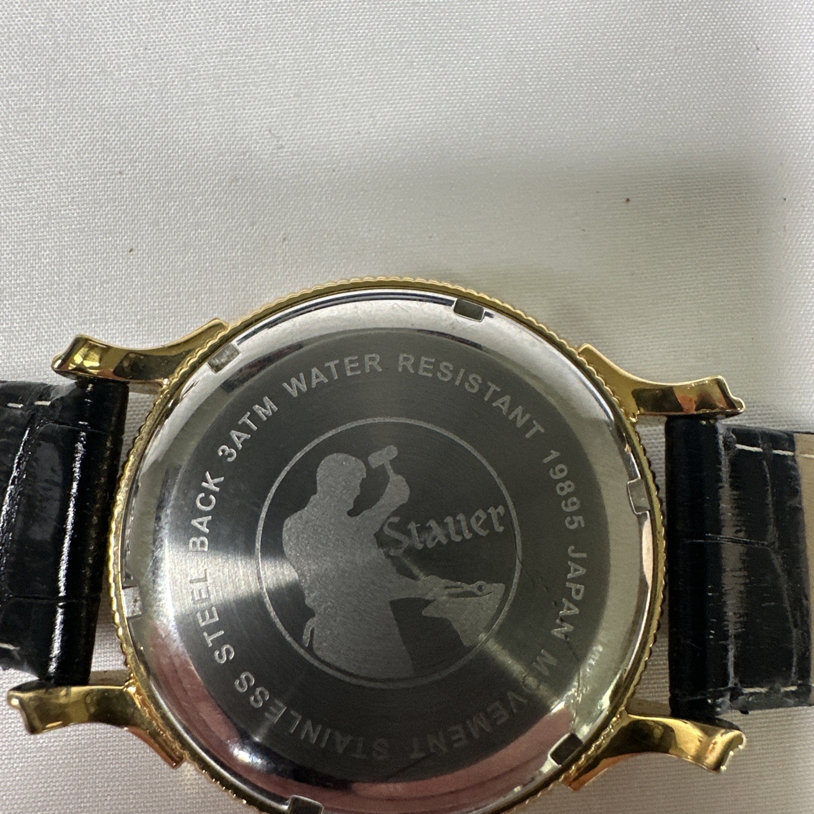 Stauer Men’s Watch Lot Of 3 See Pics, Need Batteries