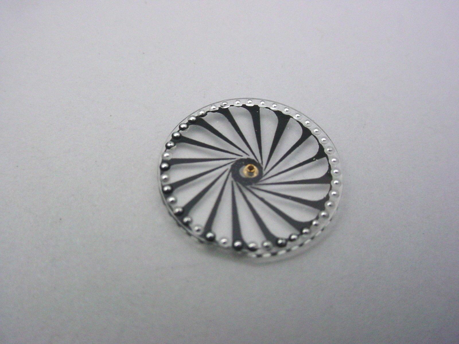 Borel Cocktail Watch Kaleidoscope Seconds Disk 15.2mm Mens Vintage Clr/Blck/Slvr