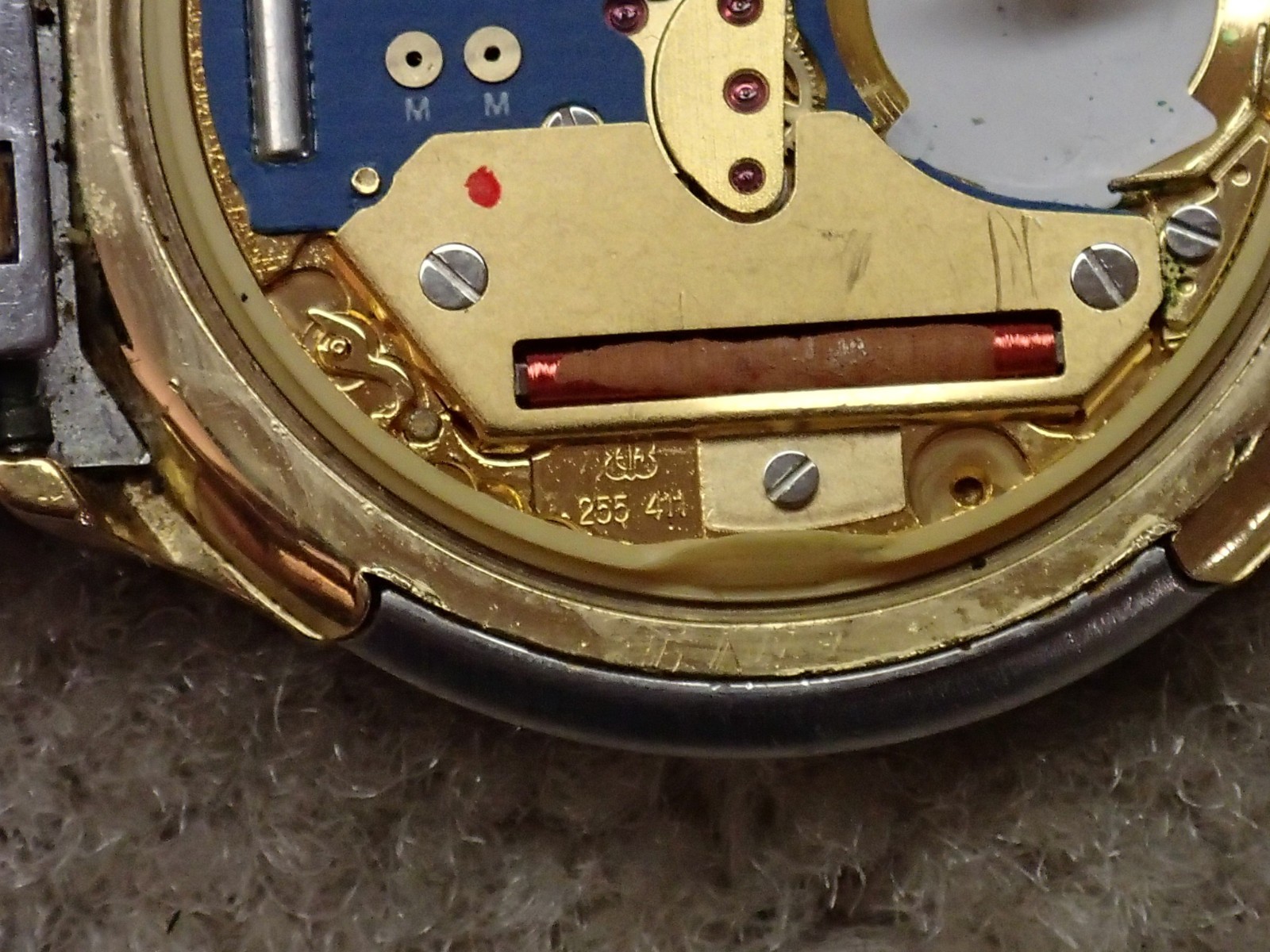 Favre Leuba Vintage Harpoon Quartz Watch Swiss Estate Item Not Working Project