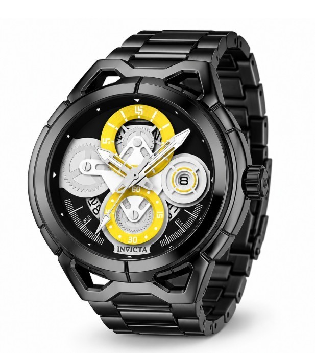 Invicta S1 Rally Men’s Watch – 44mm, Black (79009)