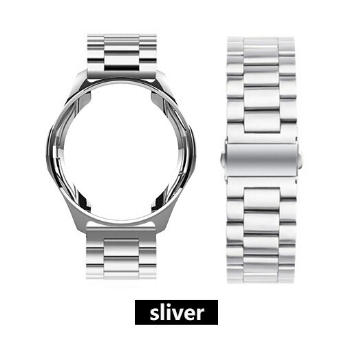 Metal Strap+Protective Case watch band For Samsung Galaxy Watch 3 41mm 45mm