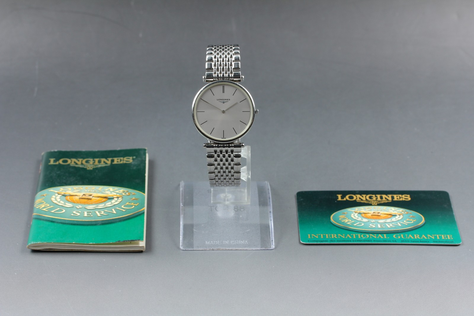 Longines Grand Classic L4.635.4 Men’s Watch 33mm Silver Dial Quartz [Near MINT]