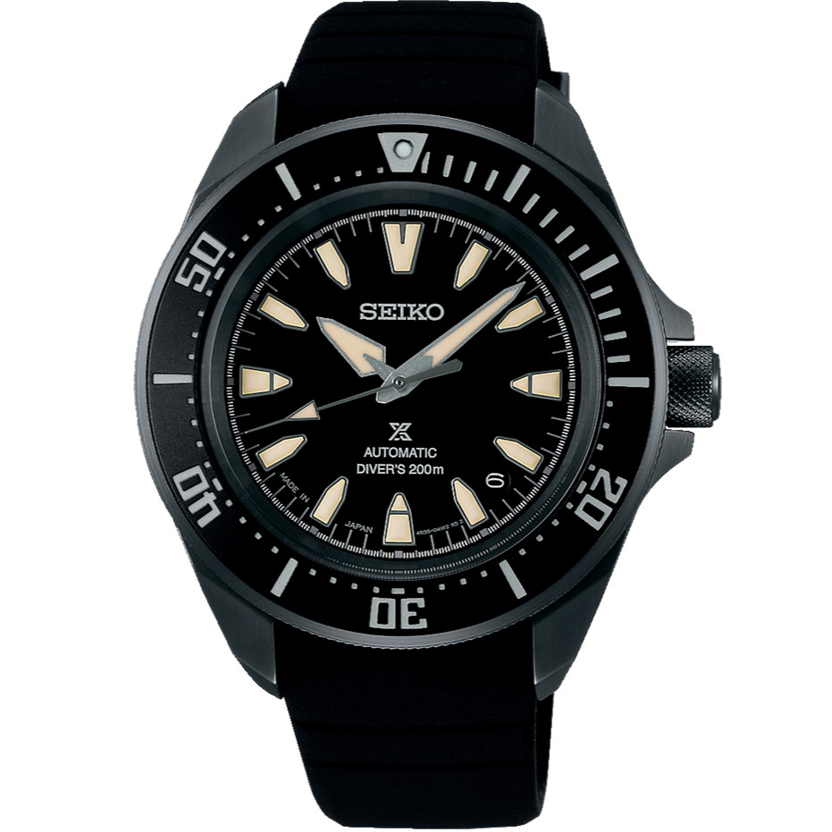 SEIKO PROSPEX SBDY133 SAMURAI Mechanical Automatic Diver Black 41.7mm Watch