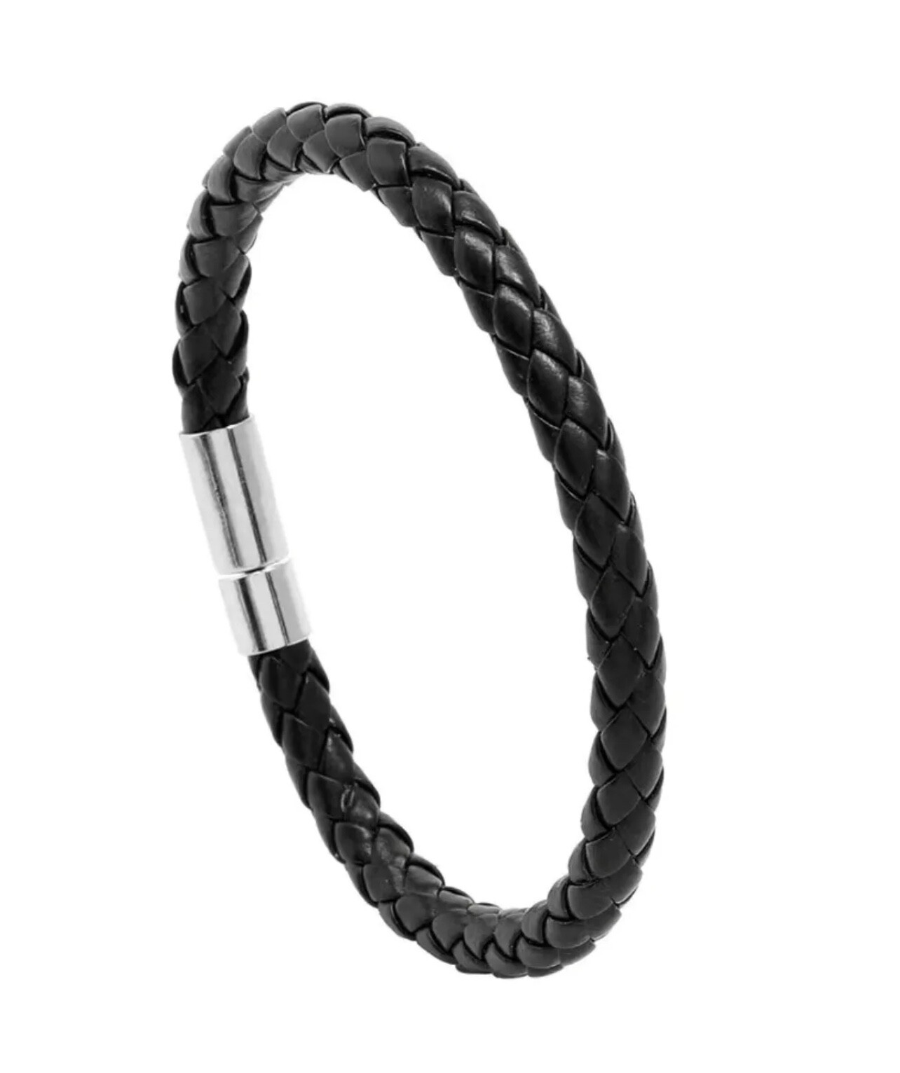 Trendy Minimalist Braided Pu Leather Bracelet Bangle For Men & Women
