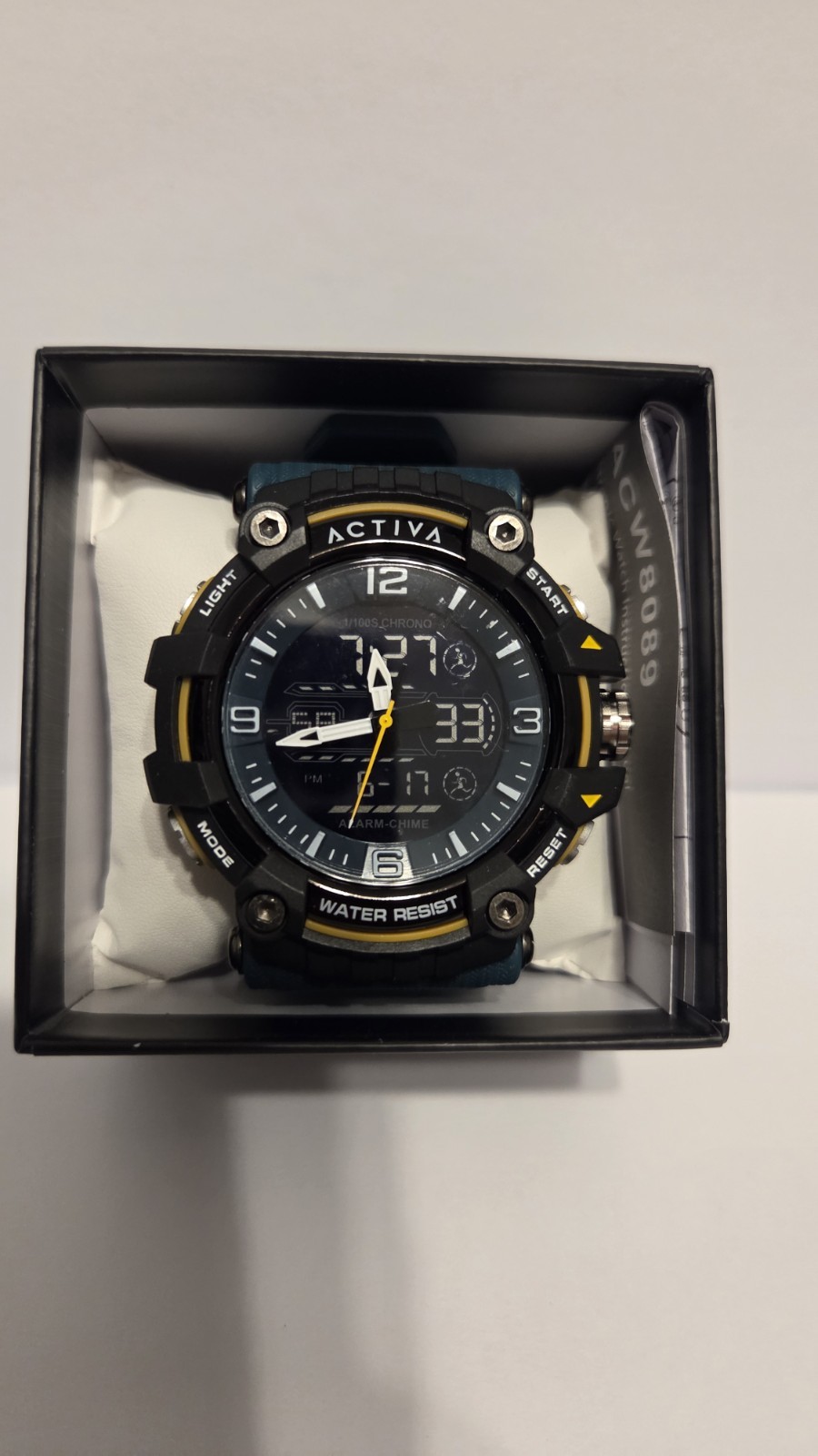 ACW8089-004 #38 Men’s Activa X Invicta. 58mm Teal, blue