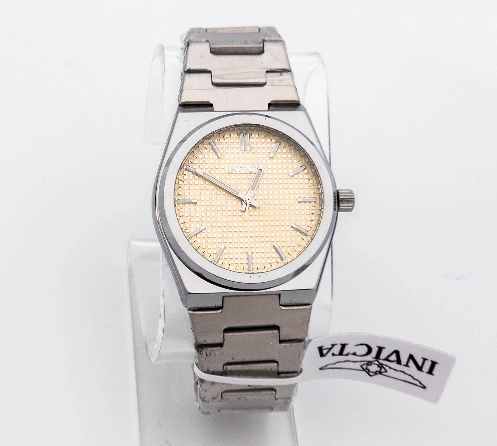 Invicta Celestial 69404 Desert Sand Textured Dial Stainless Steel Watch 40mm New