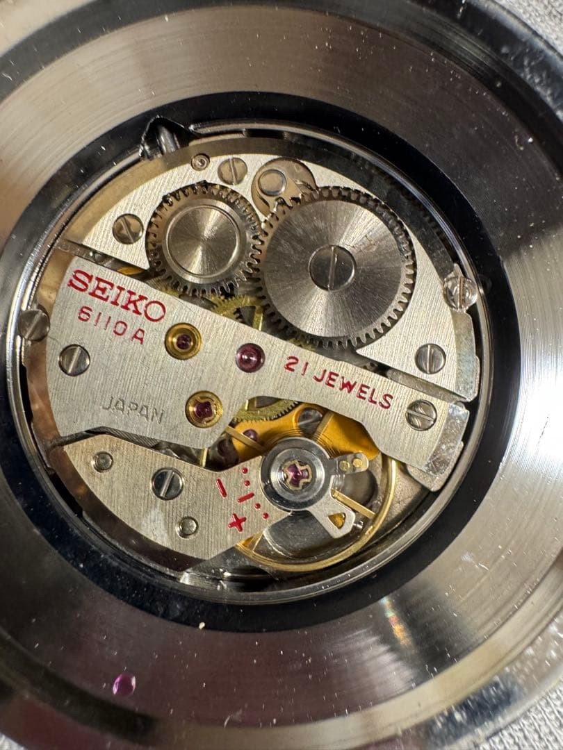 Seiko Pocket Watch, Hand-wound, Railway Watch, 21 Jewels, SEIKO 6110-0010