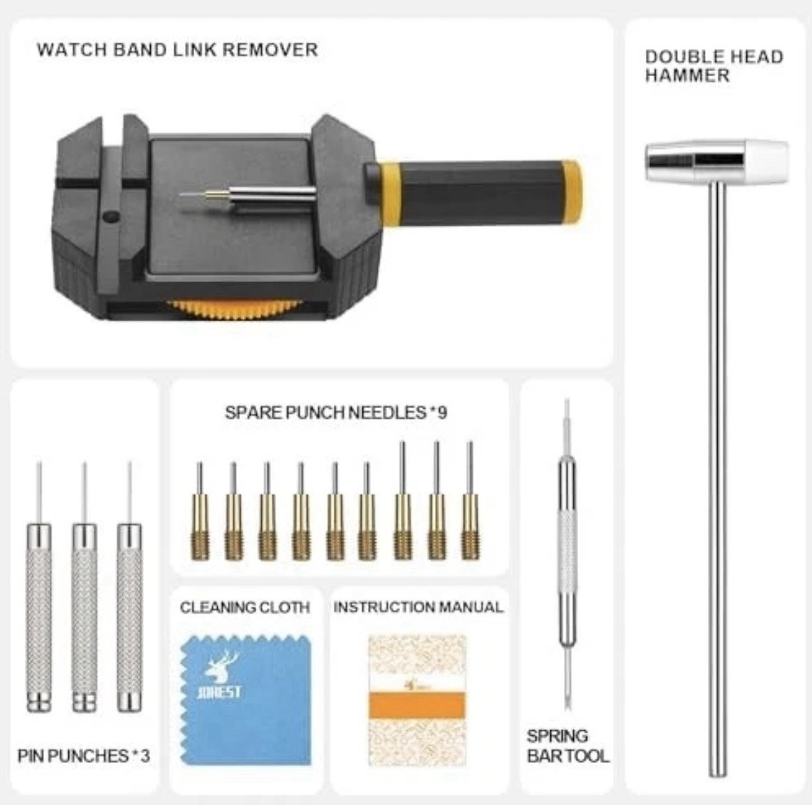 Watch Link Removal Kit Resizing Tool Adjustment New Free Shipping