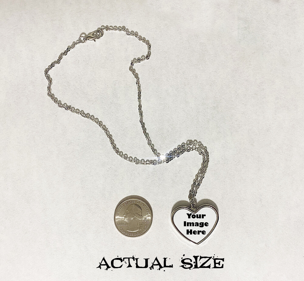 Custom Heart Necklace – Valentines Day gift – Free Gift Box Included!