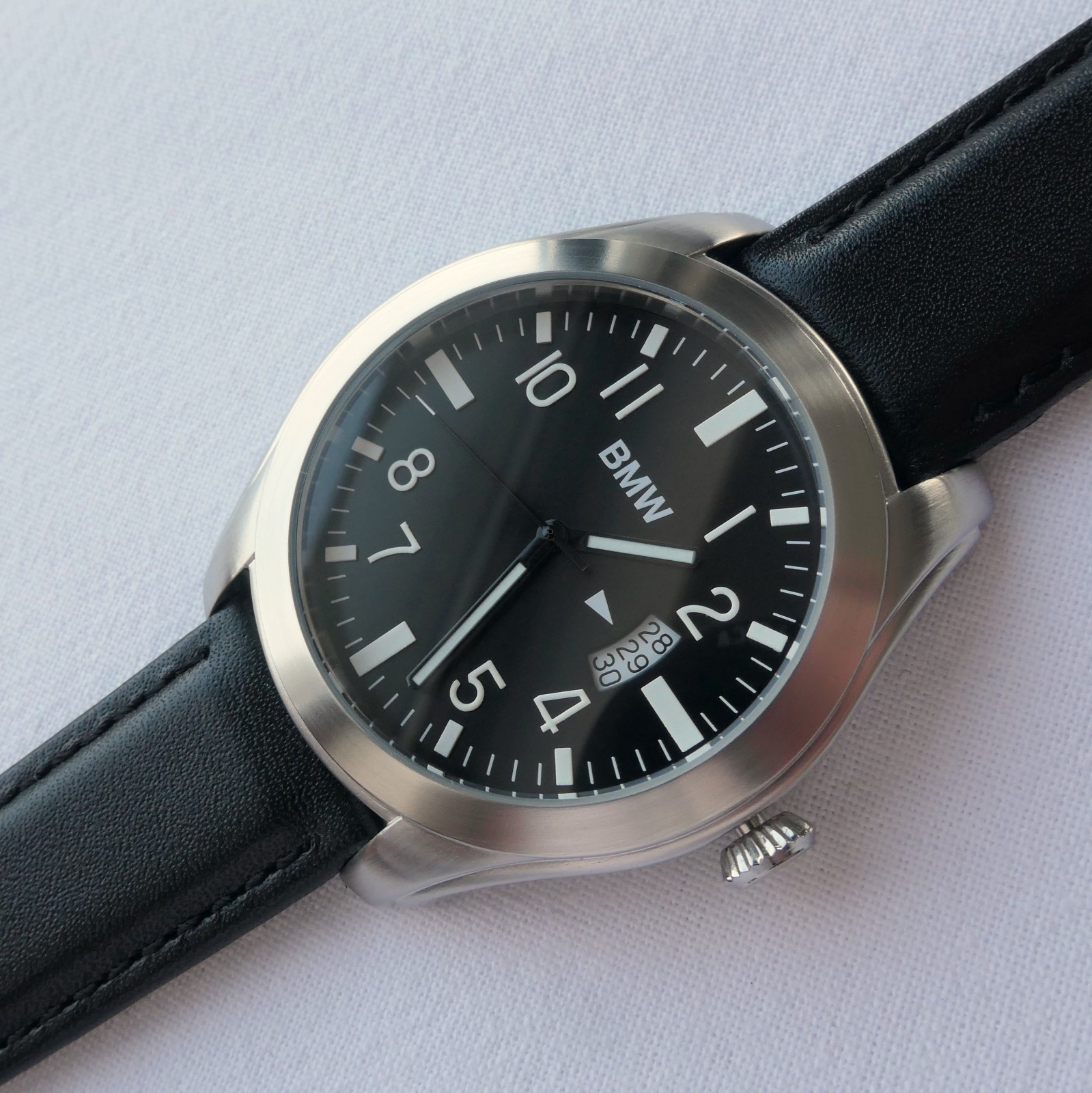 BMW Classic Pilot Racing Driver Sport Car Accessory Swiss Movement Luxury Watch