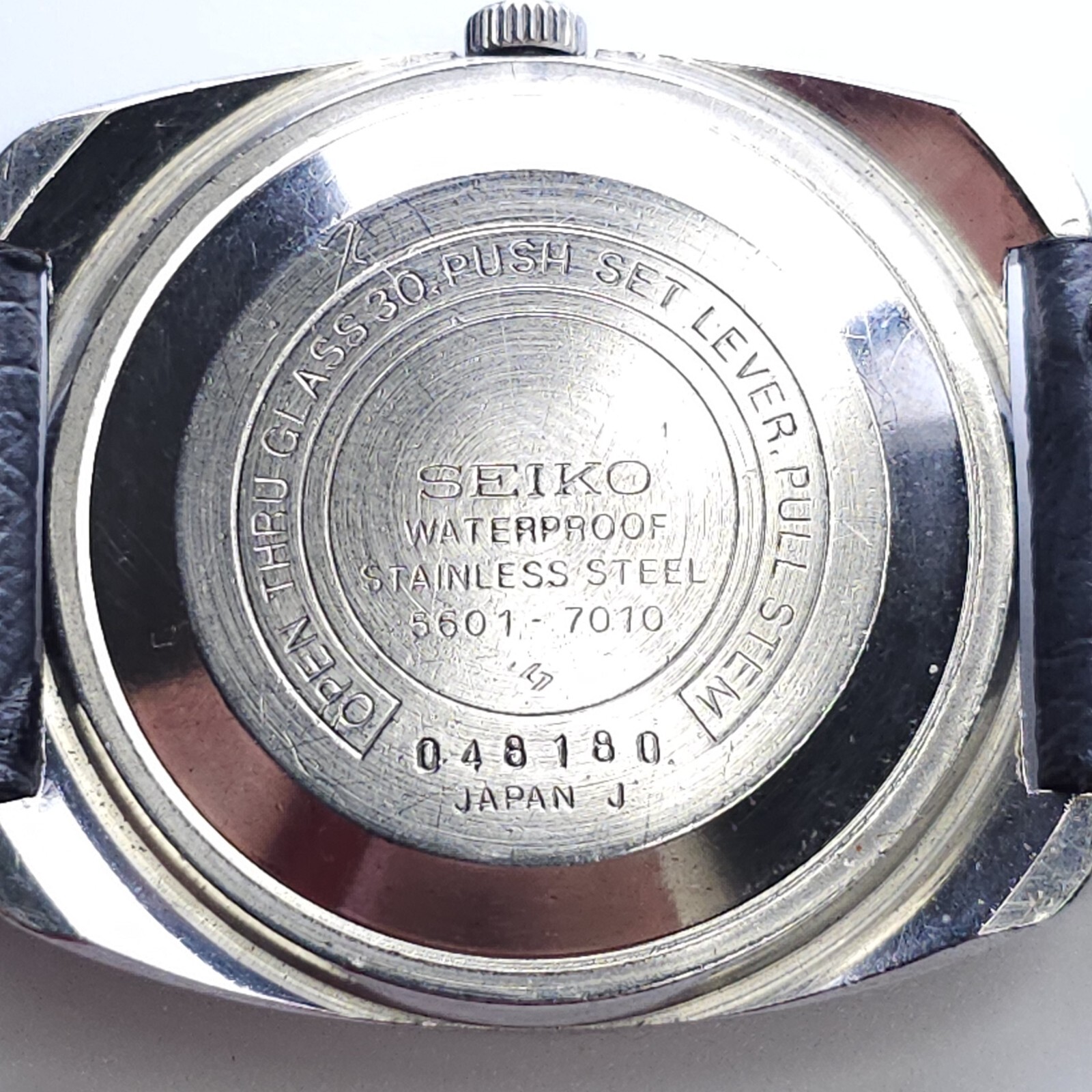 Vintage April 1970 JDM Seiko Lord Matic Fine Linen Dial 5601-7010 23J Automatic