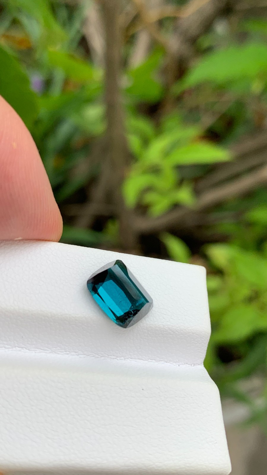 Natural Indicolite Blue Tourmaline faceted , Origin: Afghanistan