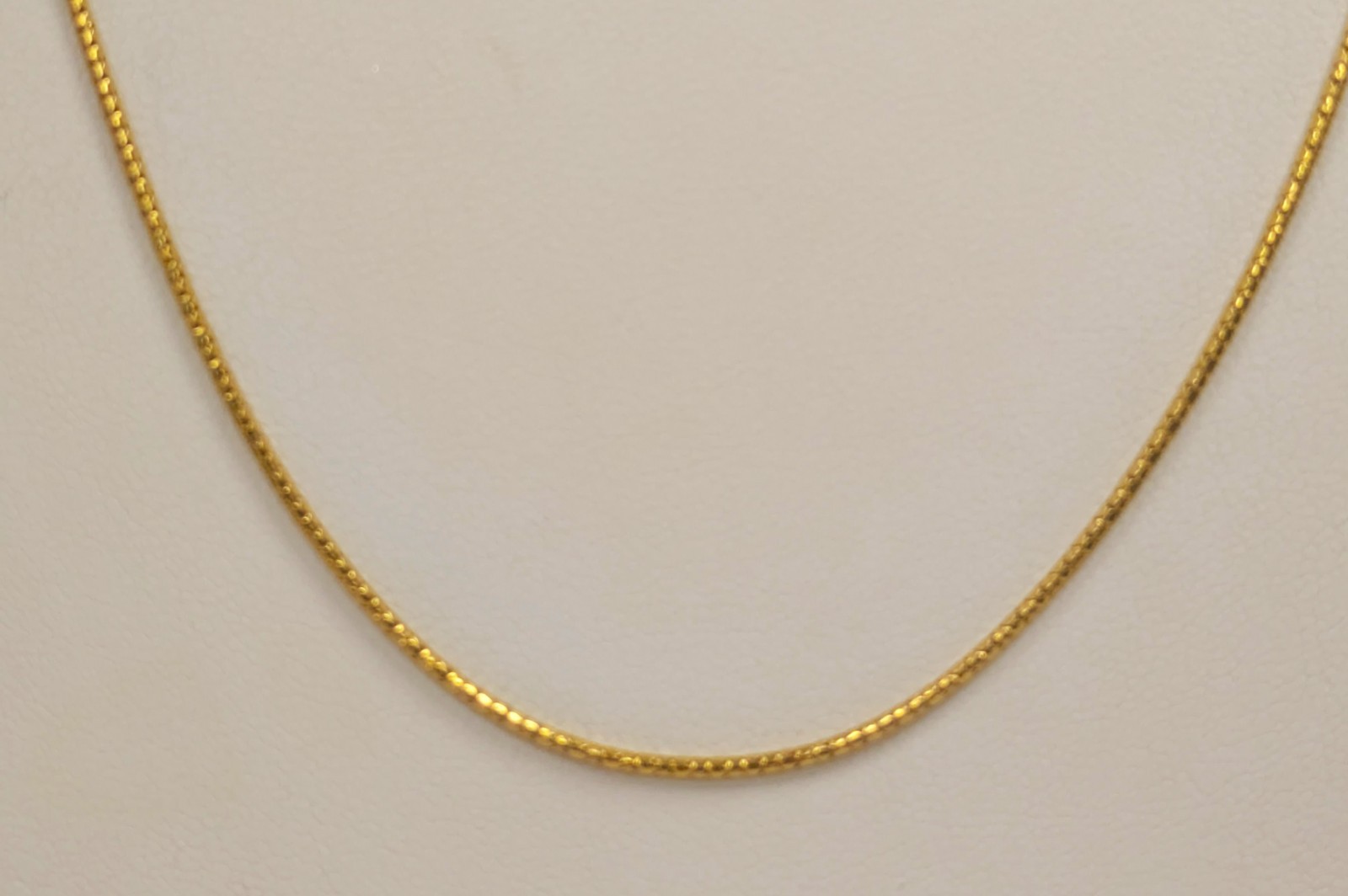 14K Gold Snake Chain, 20” Long X 1.3mm Thick