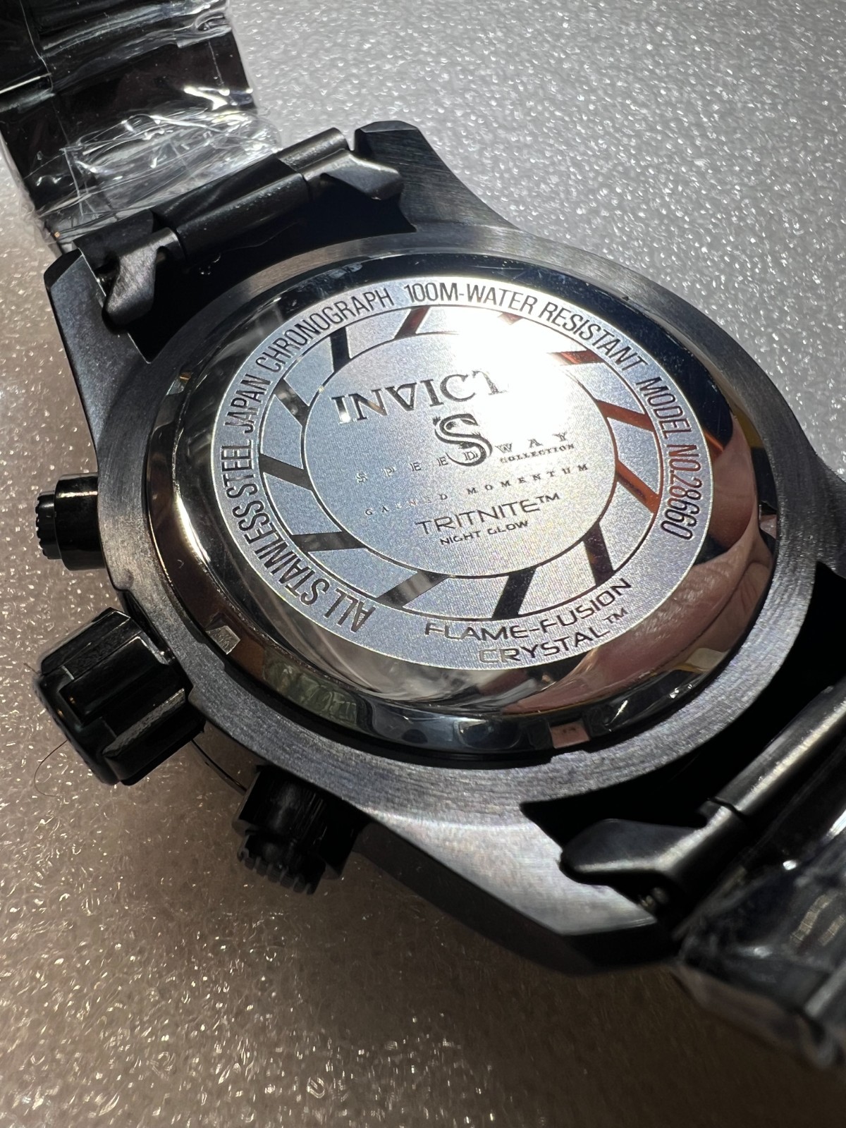 Invicta Speedway Men’s Watch Model 28606 Japan Chronograph 100M Water Resistant