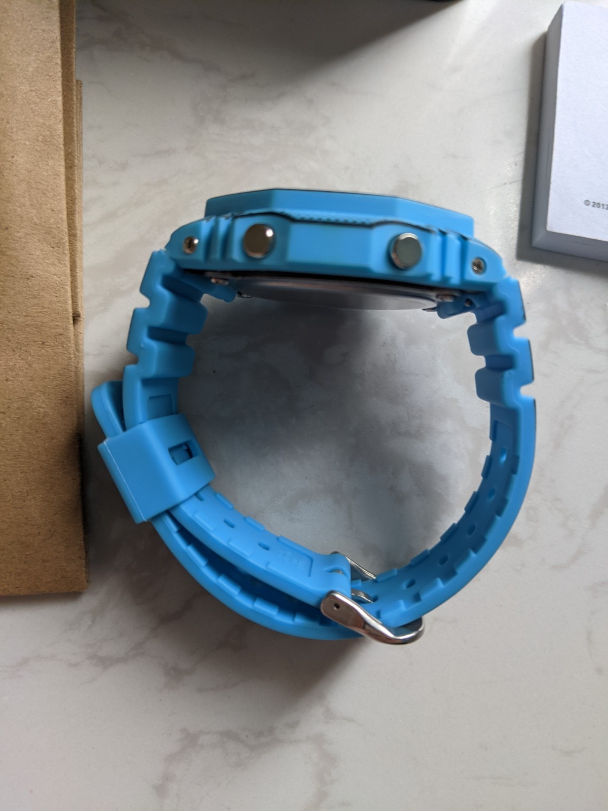 Casio G-SHOCK GA-2100 Blue Custom Anime Style Analog Digital Watch