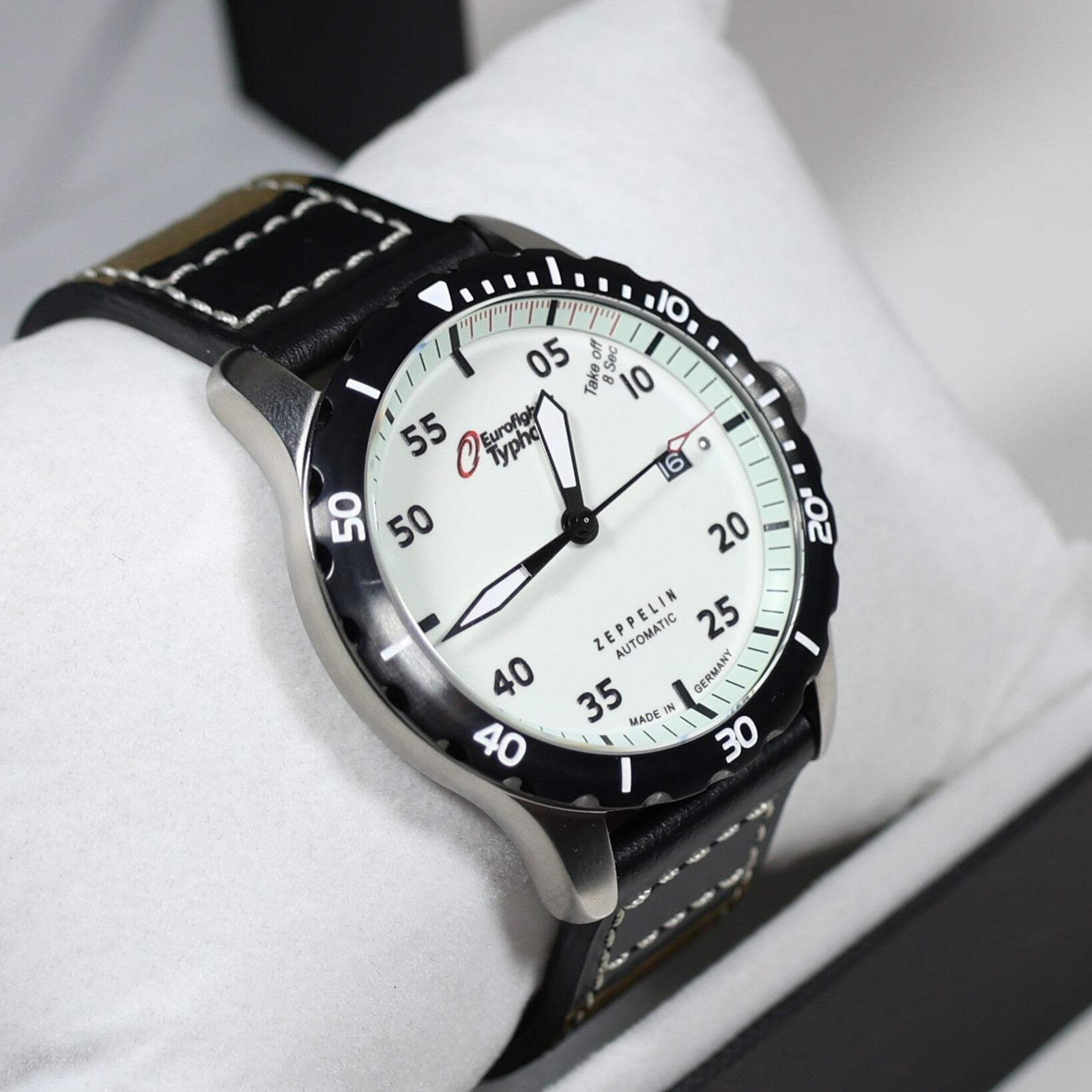 Zeppelin Eurofighter Typhoon Full Lume Dial Men’s Automatic Watch 7268-5