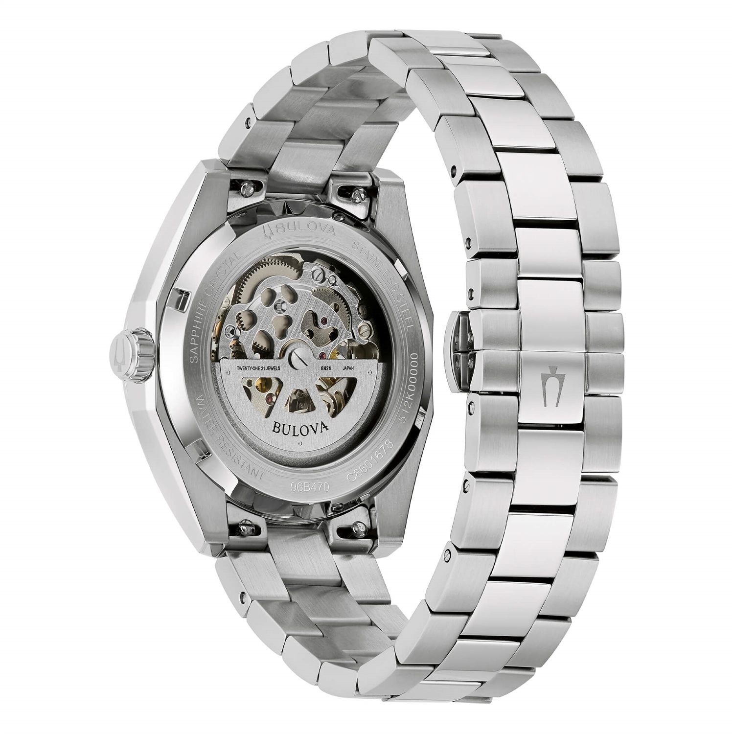 Watch Bulova Man Surveyor Automatic in Steel 96B470