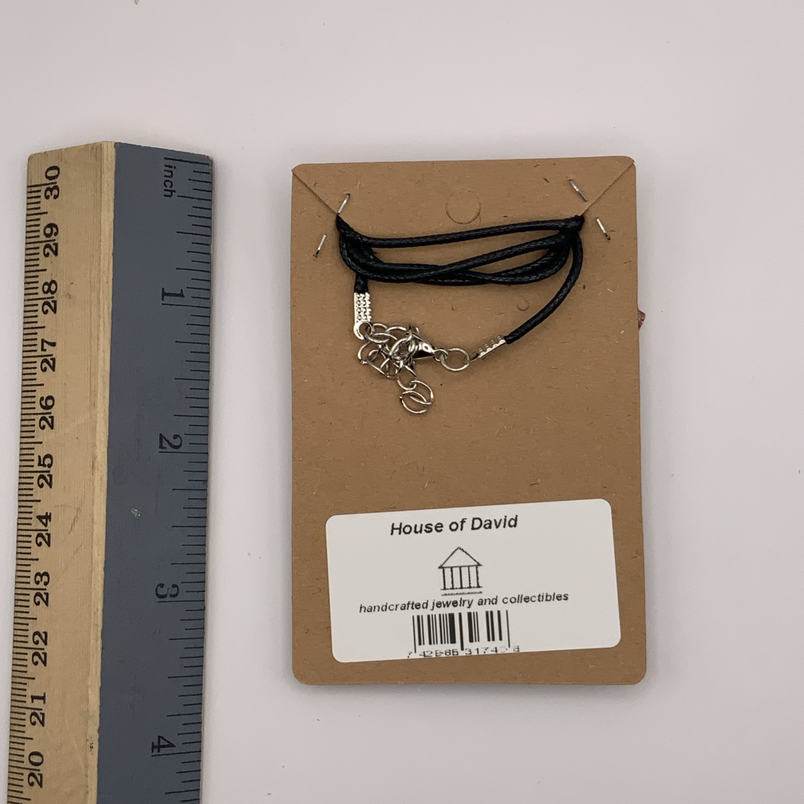 House Of David Handmade Cross Necklace Golden Ember