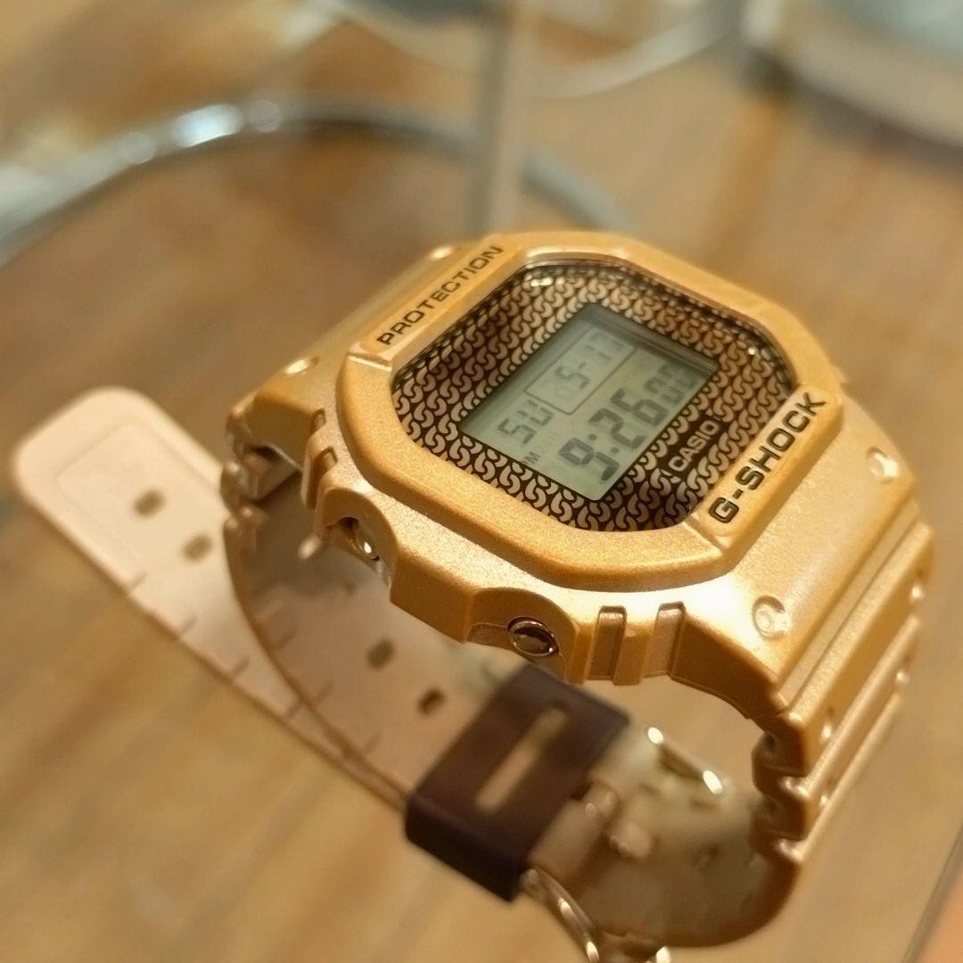 CASIO G-SHOCK DWE-5600HG Hip Hop Gold Watch