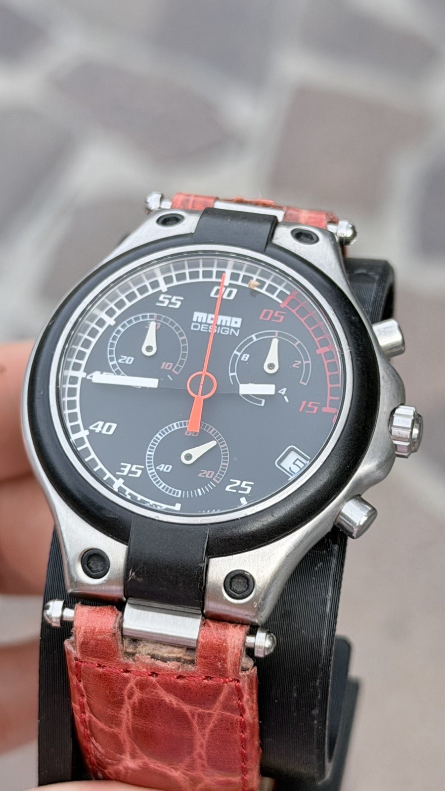Momo Design Speed MD014 Chronograph Quartz Swiss Made Steel 39mm Men