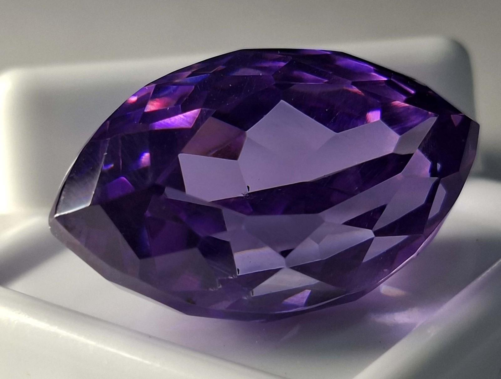 Marquise Cut Purple Zircon 58-60 Ct Natural Loose Certified Gemstone TQ2007
